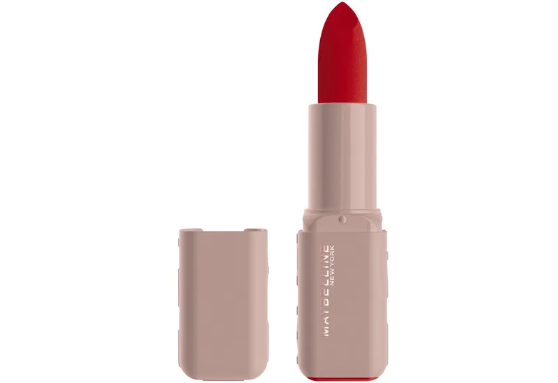 Lippenstift SERUM LIPPSTICK, glattes, mattes Finish für strahlende Lippen fra Maybelline i Rød – produktbillede 1 af 3