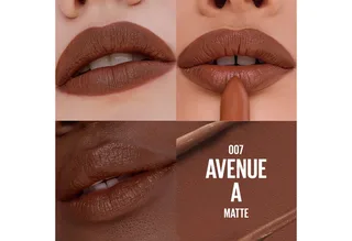 Lippenstift SERUM LIPPSTICK, glattes, mattes Finish für strahlende Lippen fra Maybelline i Brun – produktbillede 3 af 3
