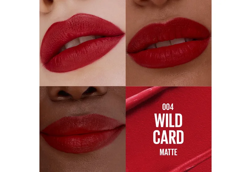 Lippenstift SERUM LIPPSTICK, glattes, mattes Finish für strahlende Lippen fra Maybelline i Rød – produktbillede 3 af 3