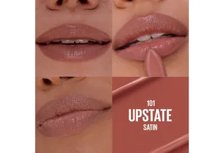 Lippenstift SERUM LIPSTICK SATIN, 8 Stunden lang feuchtigkeitsspendend und aufpolsternd de Maybelline en Beige – photo du produit 3 sur 3