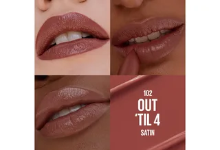 Lippenstift SERUM LIPSTICK SATIN, 8 Stunden lang feuchtigkeitsspendend und aufpolsternd van Maybelline in Paars – productfoto 3 van 3