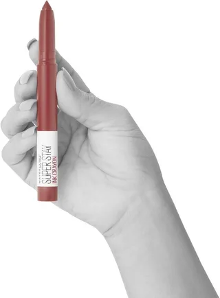 Lippenstift SUPER STAY INK CRAYON, matter Lippenstift in klassisch origineller Stiftform van Maybelline in Bruin – productfoto 2 van 5