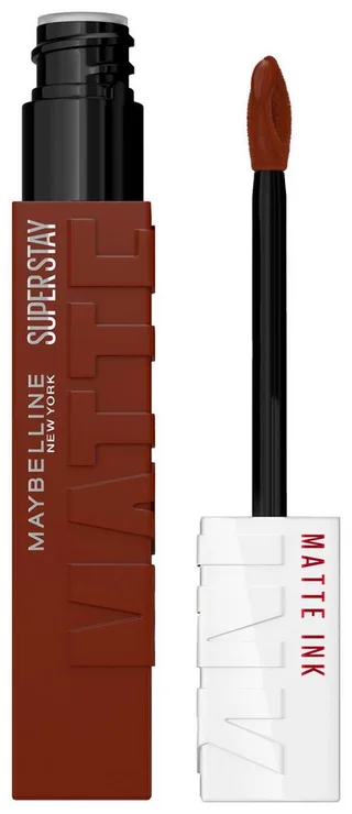 Lippenstift SUPER STAY MATTE INK LIPPENSTIFT, mattes Finish und hält bis zu 16 Stunden fra Maybelline i Brun – produktbillede 1 af 4