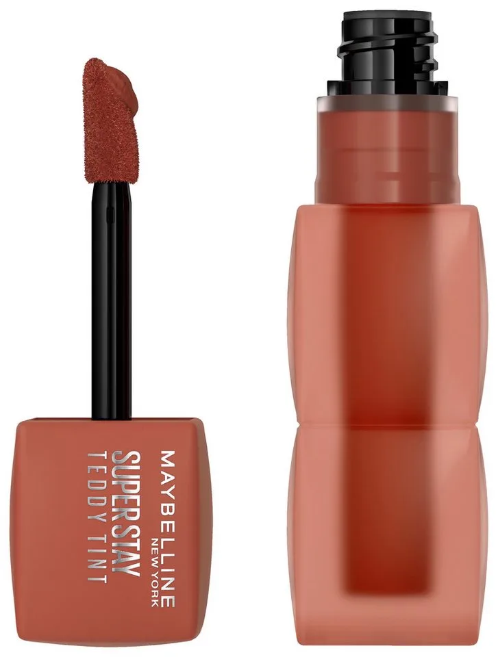 Lippenstift SUPER STAY TEDDY TINT LIPPENSTIFT, mit weichem Teddy-Applikator van Maybelline in Beige – productfoto 1 van 4