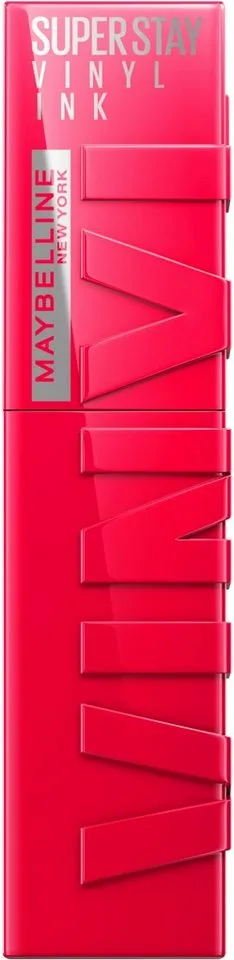 Lippenstift SUPER STAY VINYL INK, mit mattem Finish, flüssige Textur, bis zu 16h Halt fra Maybelline i Lyserød – produktbillede 4 af 4