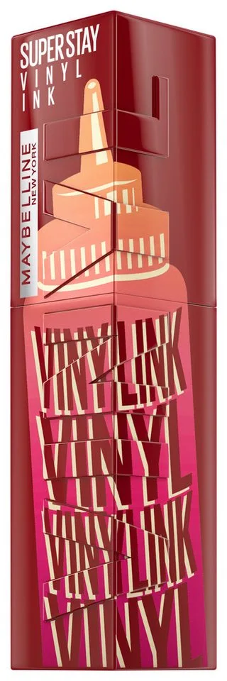 Lippenstift SUPER STAY VINYL INK, mit mattem Finish, flüssige Textur, bis zu 16h Halt de Maybelline en Rouge – photo du produit 5 sur 5