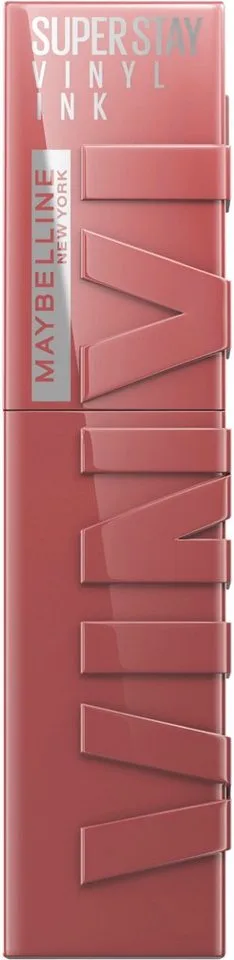 Lippenstift SUPER STAY VINYL INK, mit mattem Finish, flüssige Textur, bis zu 16h Halt fra Maybelline i Lyserød – produktbillede 5 af 5