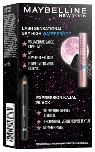Make-up Set Maybelline New York Xmas Coffret Sky High + Expression Kajal fra Maybelline i Flerfarvet – produktbillede 2 af 4