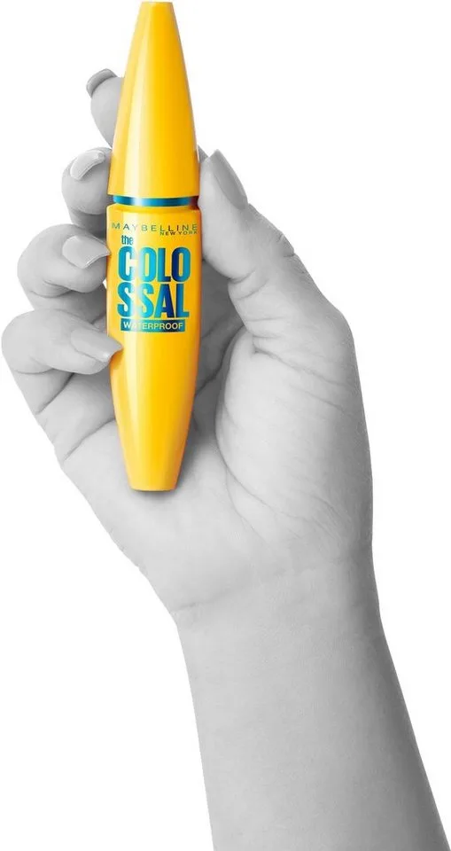 Mascara VEX Colossal Waterproof, mit Collagen und Bienenwachs fra Maybelline i Sort – produktbillede 4 af 5