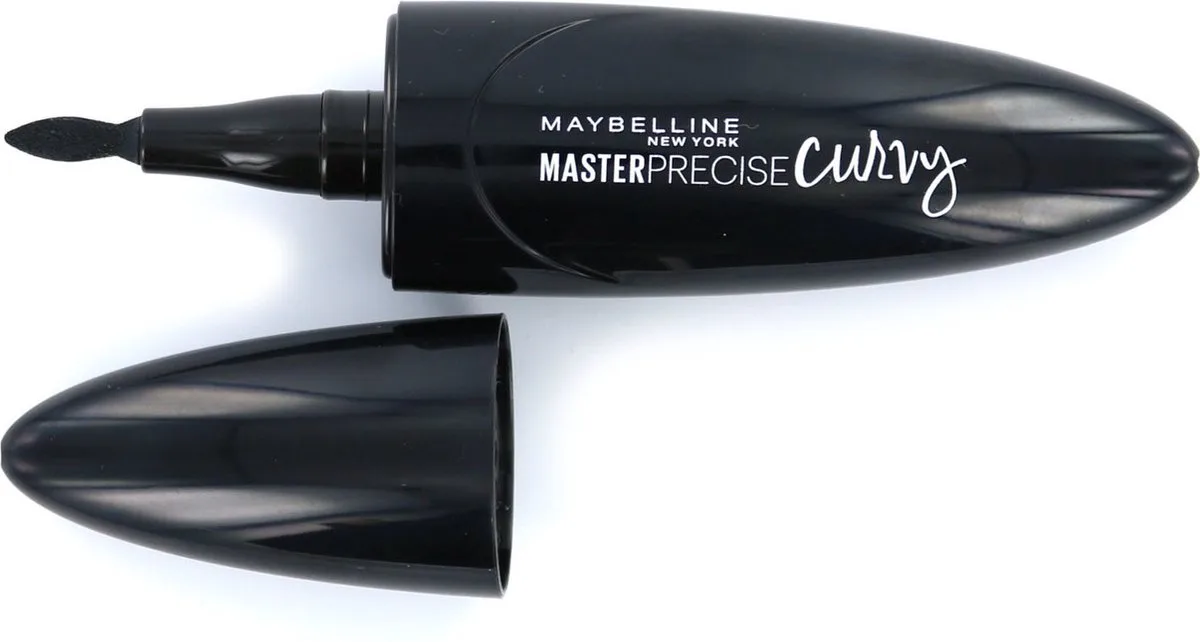 Master Precise Curvy Eyeliner - Eyeliner van Maybelline in Zwart – productfoto