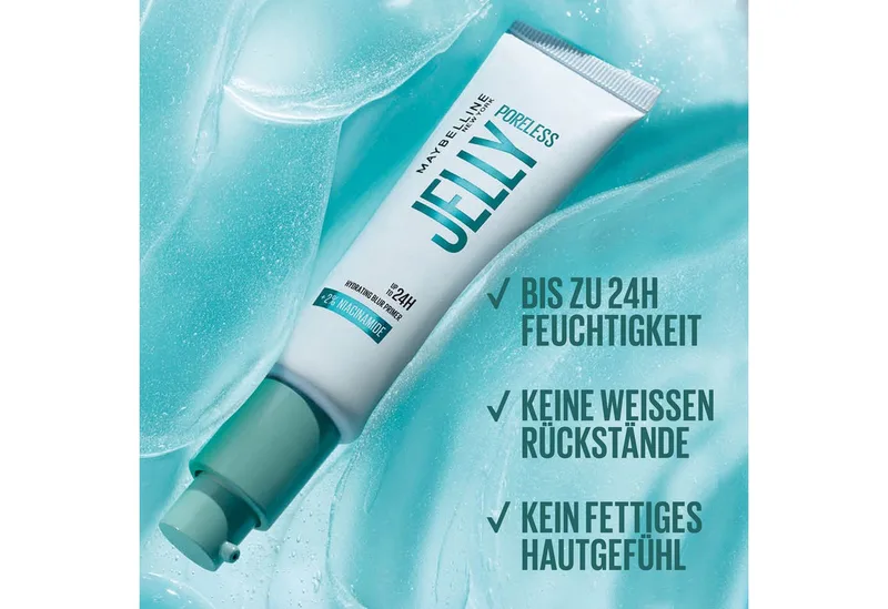 Poreless Jelly Blurring Primer Primer by Maybelline in White, 30 ml – product photo 5 of 5