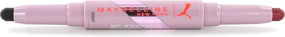 Puma Matte + Metallic Eye Duo Stick - 04 Goals + Courage de Maybelline en Noir, Rouge – photo du produit
