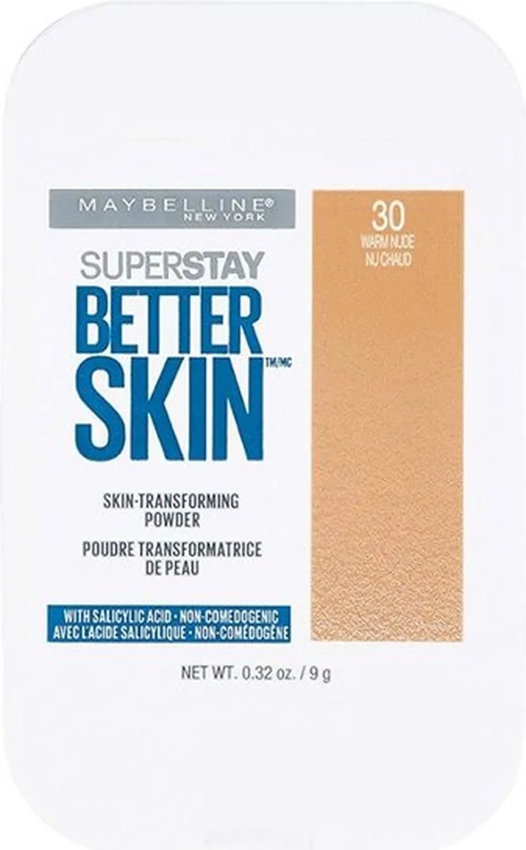 Super Stay Better Skin Powder Foundation - 30 Warm by Maybelline in Nude – product photo