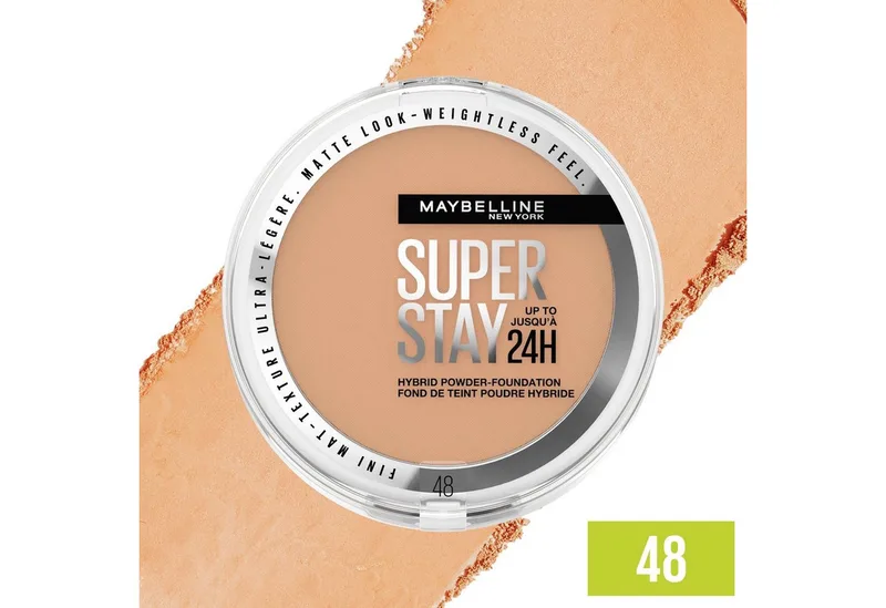 Super Stay Hybrides Puder Foundation Compact Powder von Maybelline in Lichtbruin, 9 g – Produktfoto 2 von 5