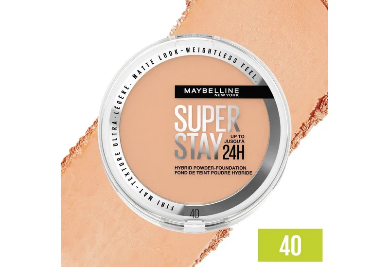 Super Stay Hybrides Puder Foundation Compact Powder de Maybelline en Rose, 9 g – photo du produit 2 sur 5