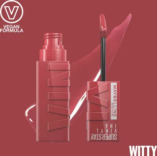 Super Stay Vinyl Ink Lippenstift de Maybelline en Lichtbruin, 4.2 ml – photo du produit 4 sur 5