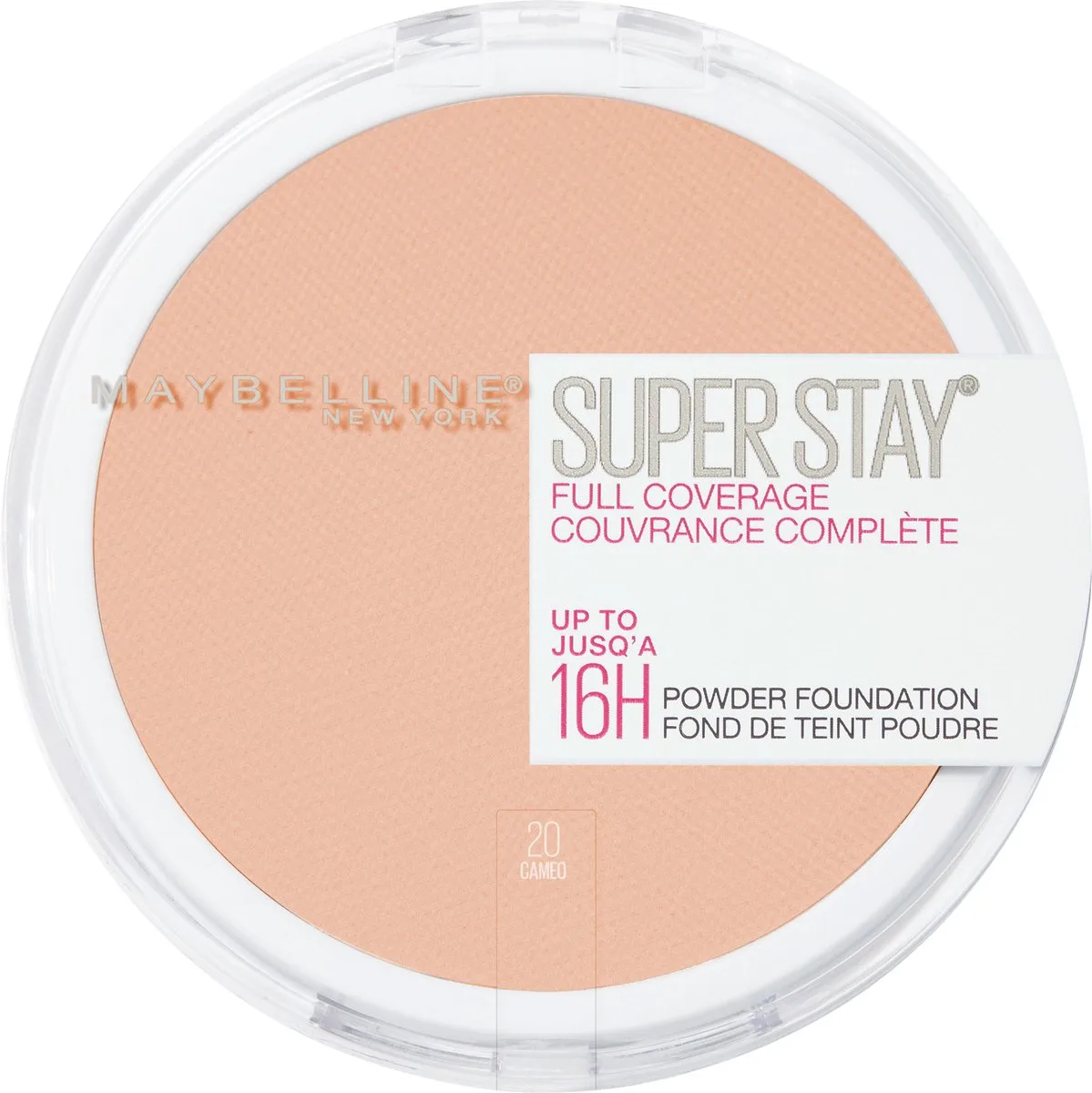 SuperStay 16H Full Coverage Poeder Foundation - 20 Cameo von Maybelline in 20 Cameo – Produktfoto