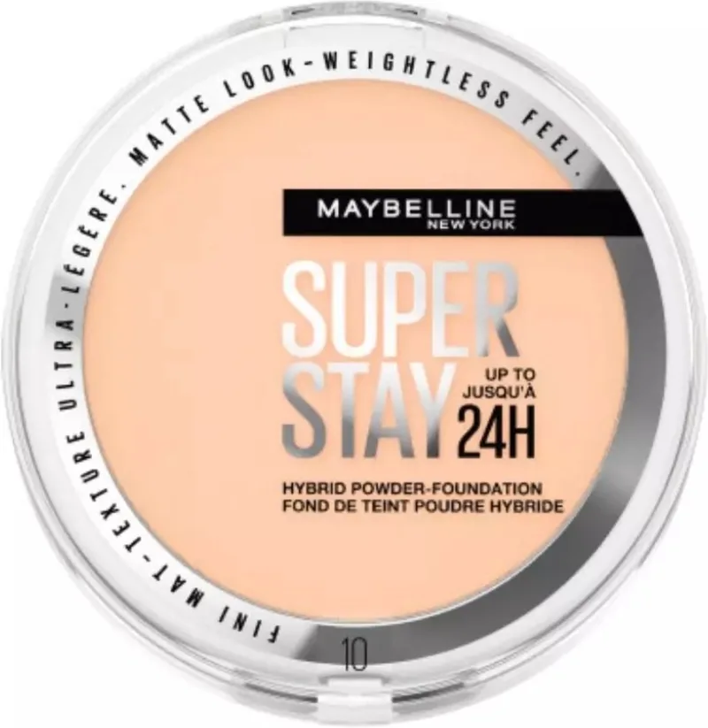 SuperStay 24H Hybrid Powder Foundation - 10 - Langhoudende Poeder Foundation by Maybelline in 10 – product photo