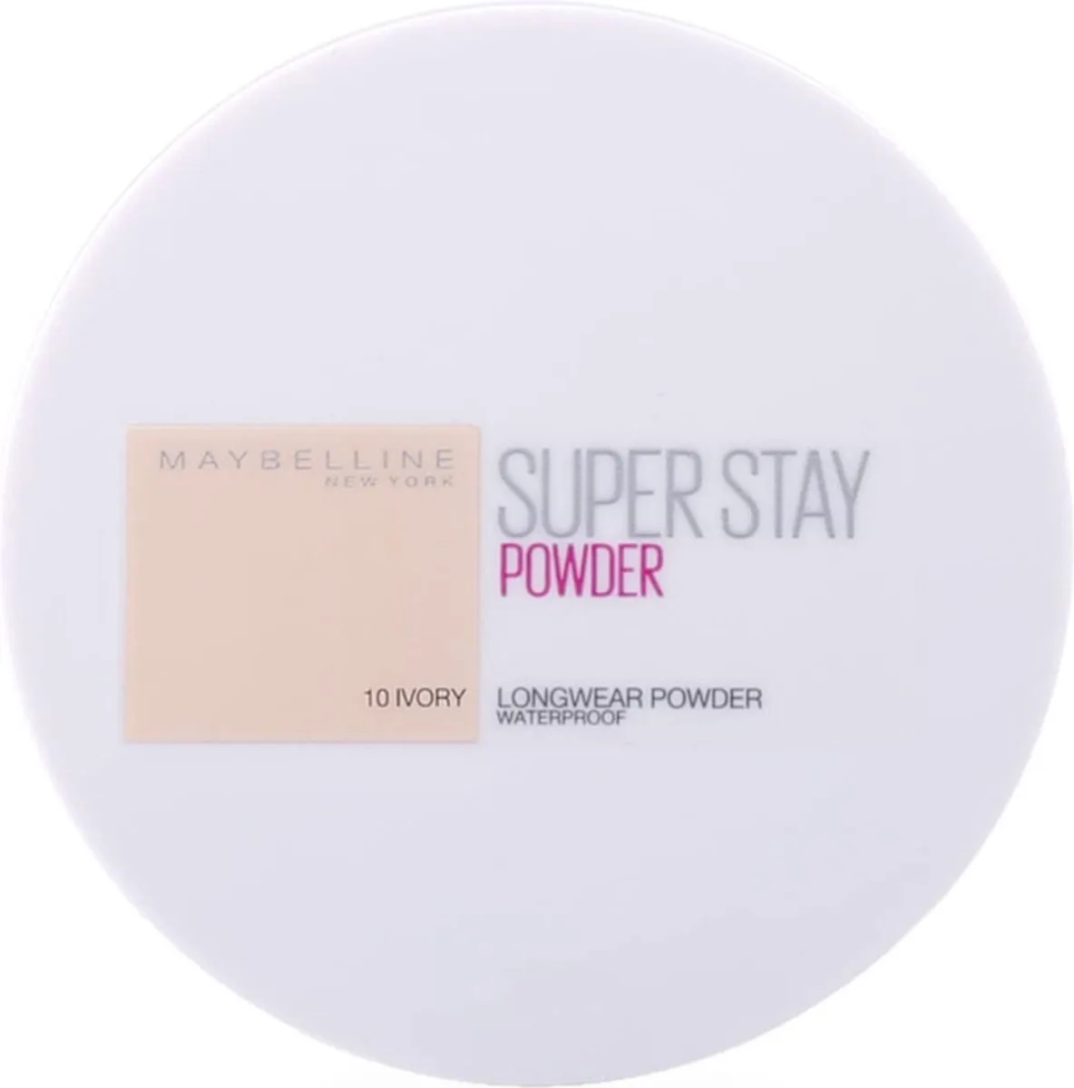 SuperStay Full Coverage Powder Foundation 10 Ivory - Super Dekkende, Langhoudende Foundation Poeder met Matte Finish - Poeder voor Egaal Uitziende Huid - 9 gr. van Maybelline in 10 Ivory – productfoto