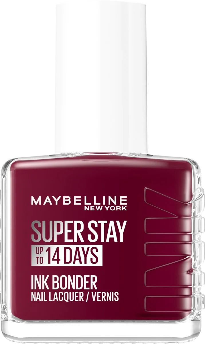 SuperStay Ink Bonder - 287 Midnight Red - Langhoudende Nagellak - 12.3 ml van Maybelline in 287 Midnight Red – productfoto