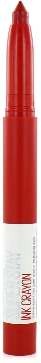 SuperStay Ink Crayon Matte Lippenstift - 45 Hustle in Heels - 14 gr by Maybelline in Red – product photo