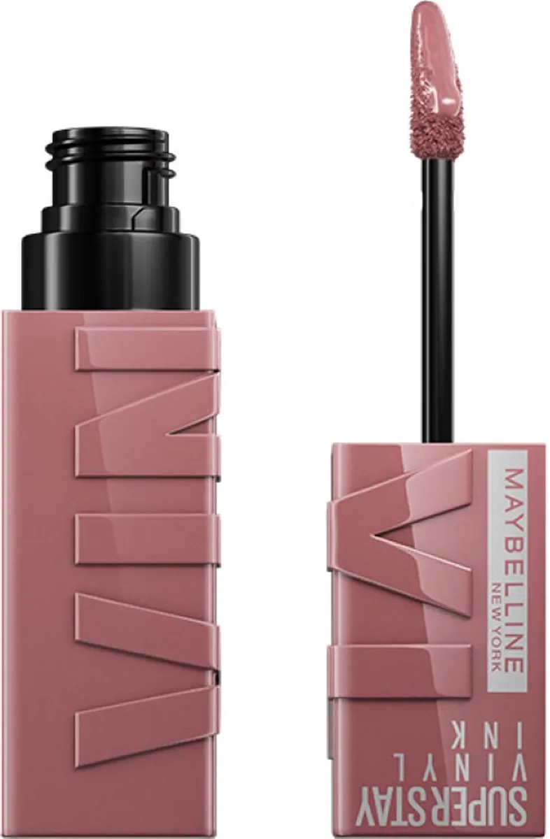 SuperStay Vinyl Ink Lipstick - 110 Awestruck - Roze - Langhoudende Lippenstift - 4.2 ml van Maybelline in 110 Awestruck – productfoto