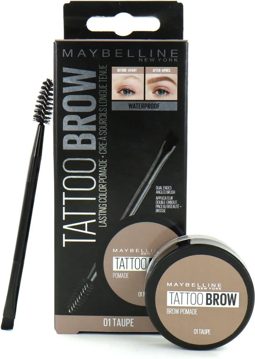 Tattoo Brow Lasting Color Pomade - 01 by Maybelline in Taupe – product photo
