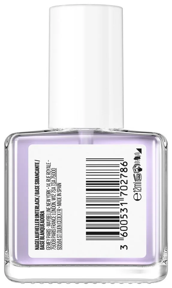 Unterlack EXPRESS MAICURE WHITENING BASE COAT fra Maybelline i Hvid – produktbillede 3 af 3