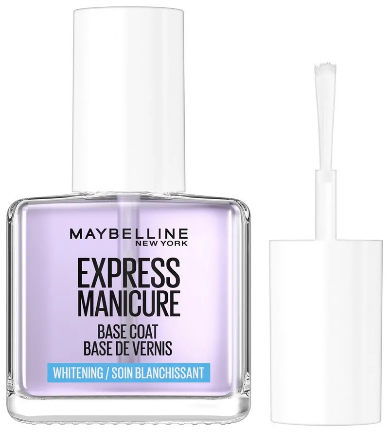 Unterlack EXPRESS MAICURE WHITENING BASE COAT fra Maybelline i Hvid – produktbillede 1 af 3