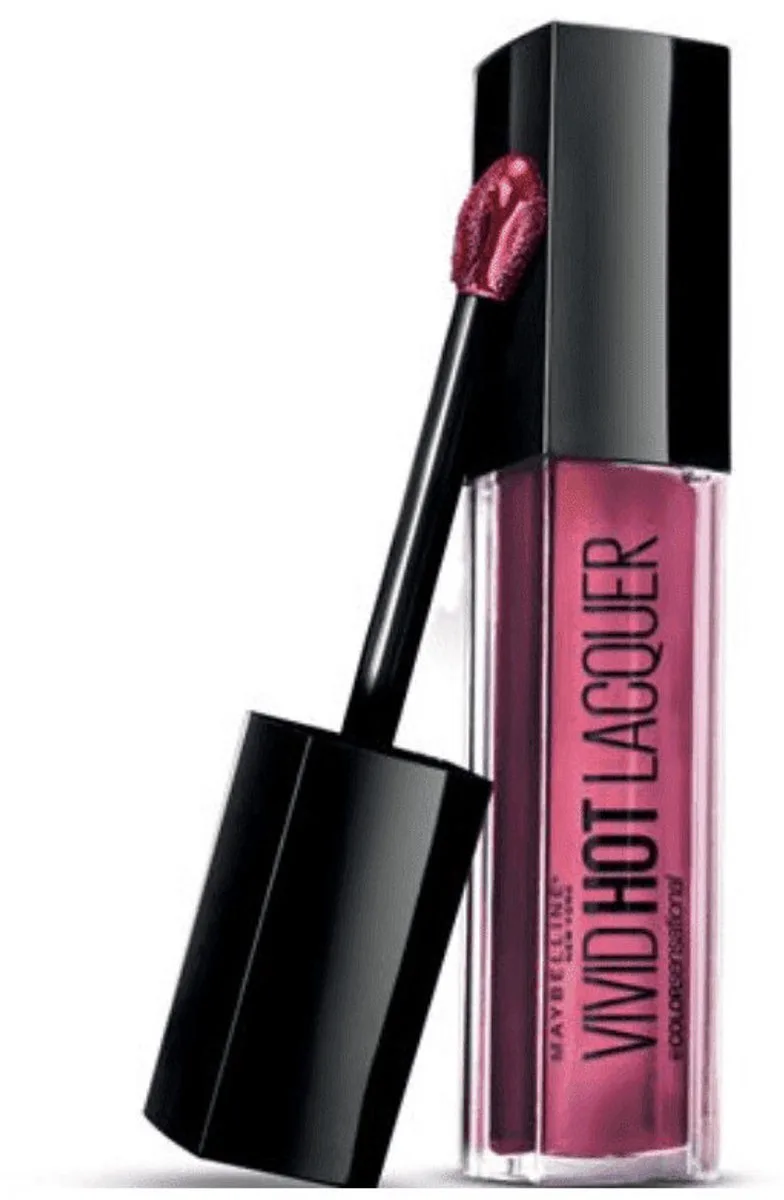 Vivid Hot Lacquer lippenstift - 66 Too Cute de Maybelline en 66 Too Cute – photo du produit