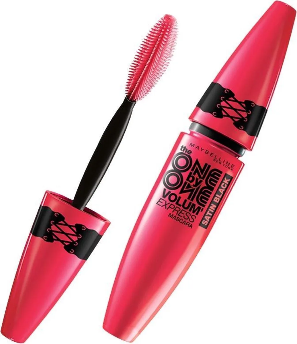 Volum'Express One By One Mascara Satin Black von Maybelline in Schwarz – Produktfoto