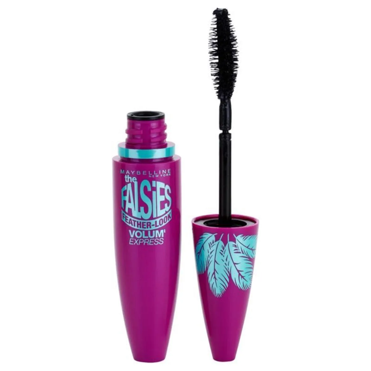 Volum'Express The Falsies Feather-Look Mascara - Glam Black van Maybelline in Zwart – productfoto