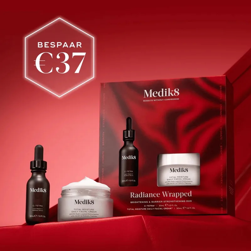 C-tetra + Total moisture daily facial cream - Radiance wrapped fra Medik8 – produktbillede