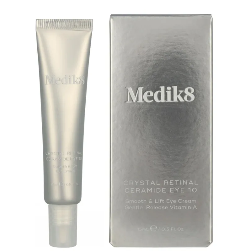 Crystal Retinal Ceramide 10 Augencreme Anti-Aging Anti-Falten Nacht-Augencreme de Medik8 en 15 ml – photo du produit
