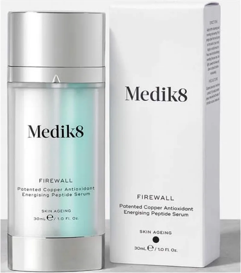 Firewall Patented Copper Antioxidant Energising Peptide Serum von Medik8 in 30 ml – Produktfoto