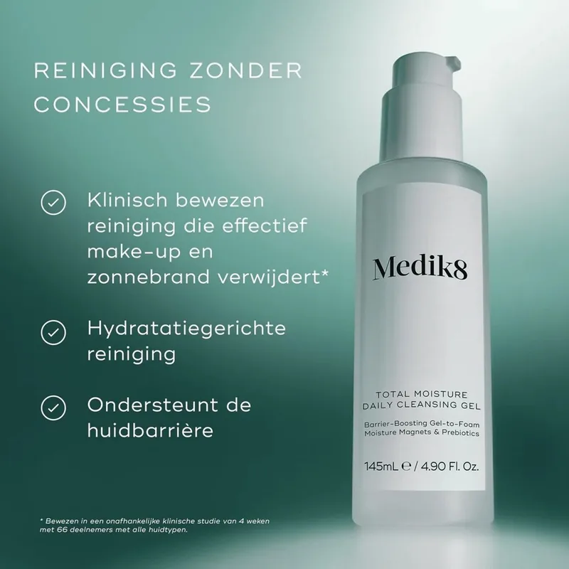 Total Moisture Daily Cleansing Gel de Medik8 en 145 ml – photo du produit