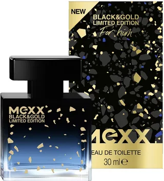 Black & Gold For Men Limited Edition Eau De Toilette (edt) fra Mexx i 30 ml – produktbillede 1 af 4