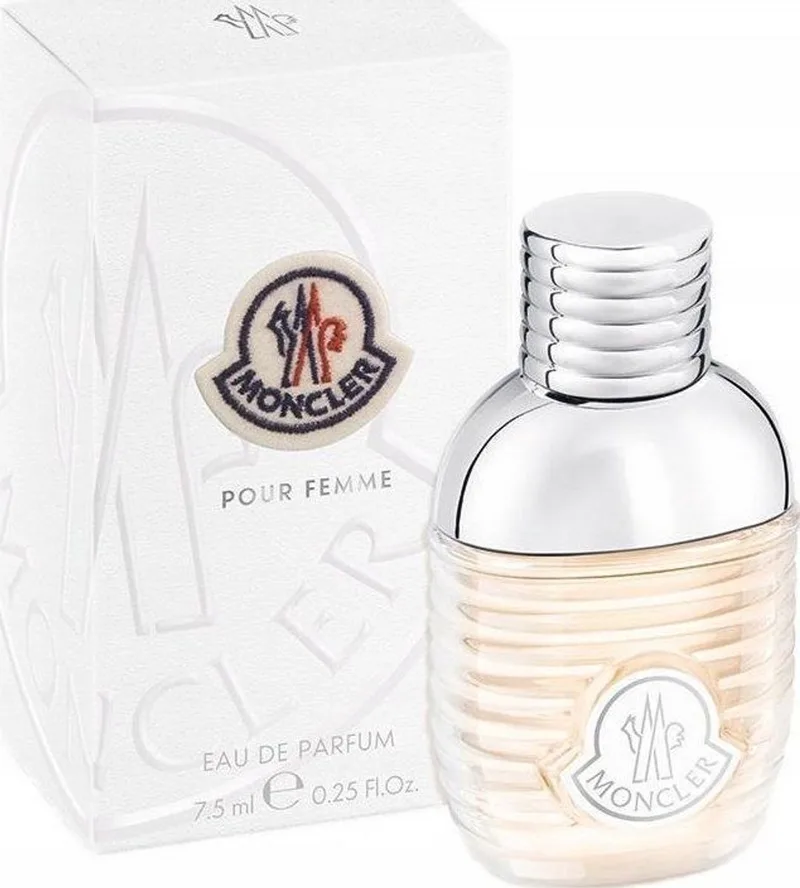 pour Femme - Eau de parfum - miniatuur fra Moncler i Hvid, 7,5 ml – produktbillede