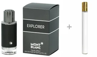 Duft-Set Explorer Eau de Parfum (EDP) Herren Spray, Frisch-holziger Duft mit Bergamotte, Leder, Kakao und Pfeffer von Montblanc – Produktfoto 2 von 2
