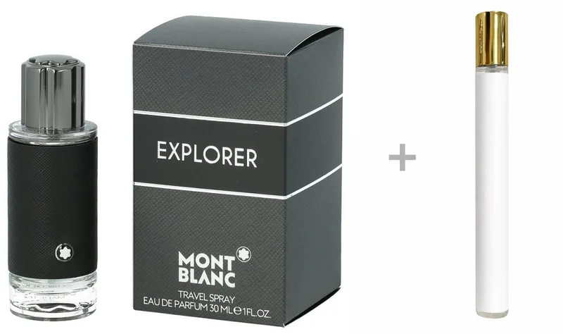 Duft-Set Explorer Eau de Parfum (EDP) Herren Spray, Frisch-holziger Duft mit Bergamotte, Leder, Kakao und Pfeffer von Montblanc – Produktfoto 2 von 2