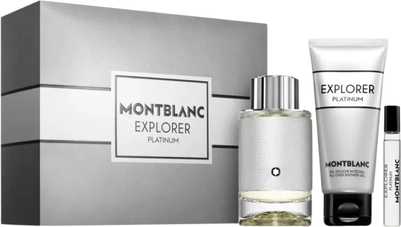 EXPLORER PLATINUM EDP 100ML + EDP 7.5ML+S/G 100ML von Montblanc – Produktfoto