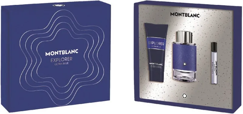 Explorer Ultra Blue Eau de Perfume Spray Set 3 Pieces von Montblanc in 100 ml – Produktfoto