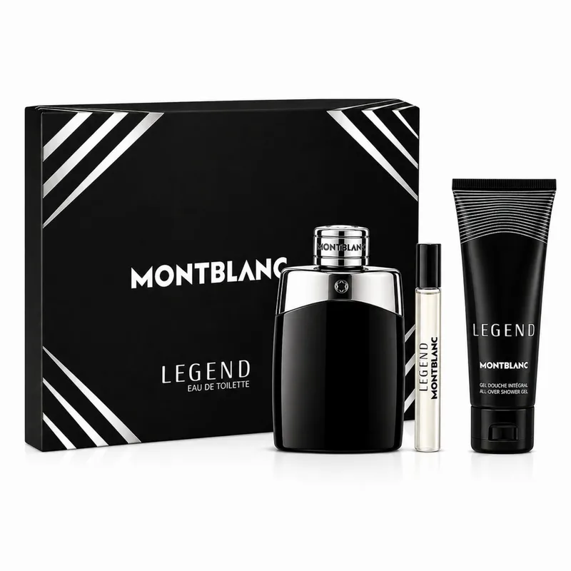 Legend (M) Set EDT 100ml + EDT 7,5ml + SG 100ml von Montblanc – Produktfoto