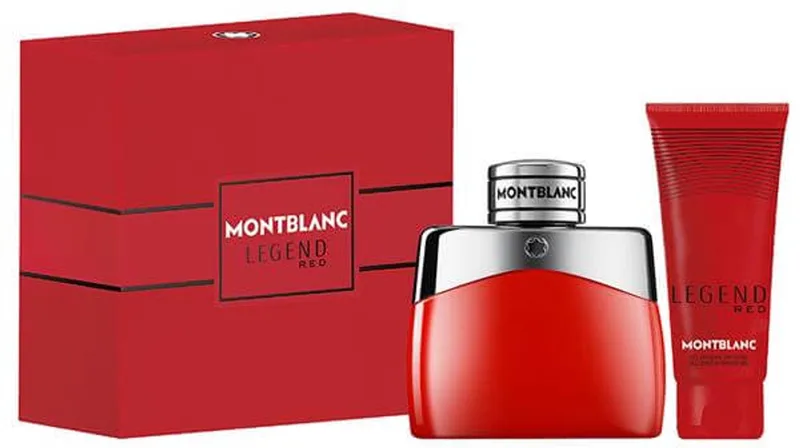 Legend Red Gift Set Eau De Parfum (edp) 50 Ml + Shower Gel 100 Ml fra Montblanc – produktbillede