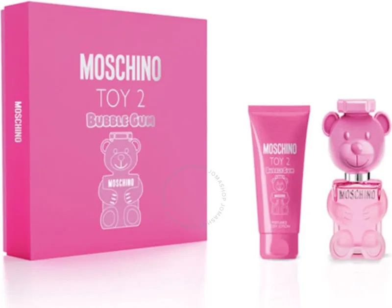 Toy 2 Bubble Gum Giftset - 100 ml eau de toilette spray + 100 ml bodylotion - cadeauset voor dames by Moschino – product photo