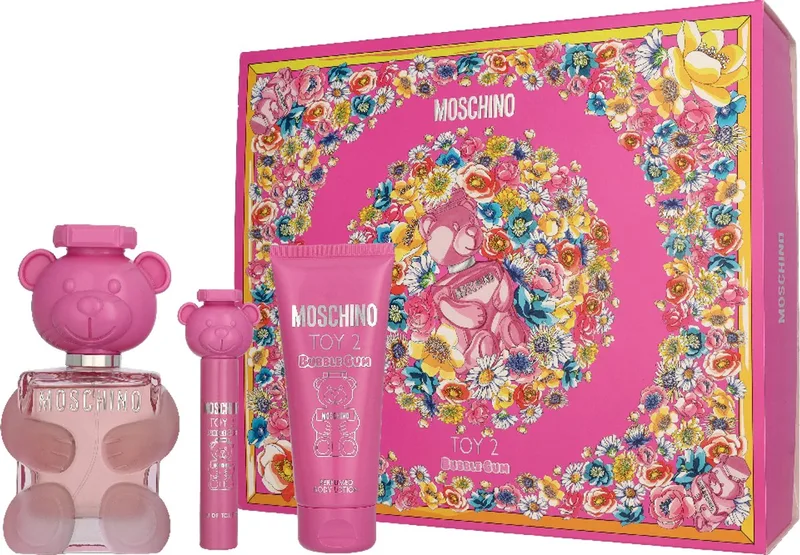 Toy 2 Bubble Gum Giftset 210 ml - Edt Spray 100ml/Body Lotion 100ml/Edt Spray 10ml von Moschino – Produktfoto