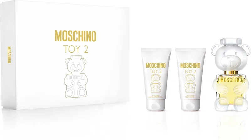 Toy 2 Giftset - 50 ml eau de parfum spray + 50 ml showergel + 50 ml bodylotion - cadeauset voor dames fra Moschino – produktbillede