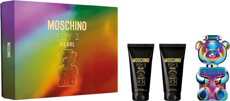 Toy 2 Pearl Giftset - 50 ml eau de parfum spray + 50 ml showergel + 50 ml bodylotion - cadeauset voor dames fra Moschino – produktbillede