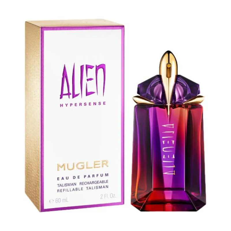 Alien Hypersense Eau de Parfum - Bloemige, Amberachtig & Houtachtig Parfum - Navulbare Parfum fra Mugler i 60 ml – produktbillede 2 af 2