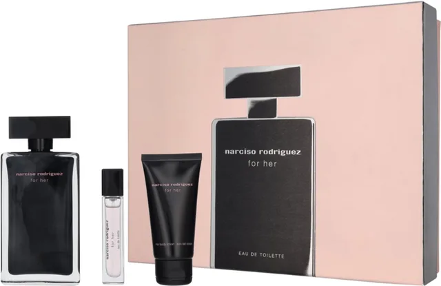 For Her + body lotion + tasverstuiver